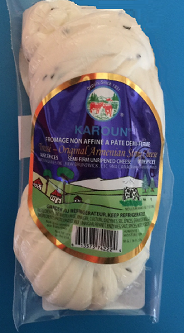 Braided Part Skim String Cheese with Black Caraway Seeds Braided Part Skim String Cheese with Black Caraway Seeds